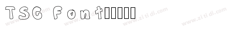 TSC Font3字体转换